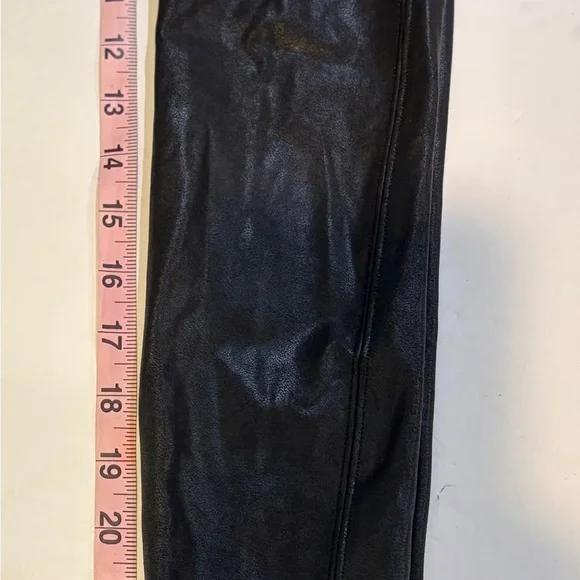 SPANX Faux Leather-Look High Waist Leggings Black - Picture 4 of 7